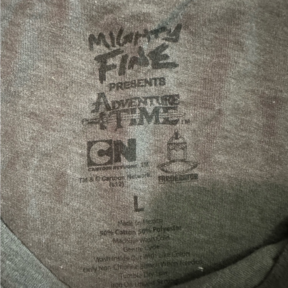 Mighty Fine Adventure Time Juniors Fitted T Shirt Size Large - Picture 3 of 3